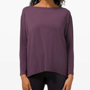 Lululemon back in action long sleeve tee - 14